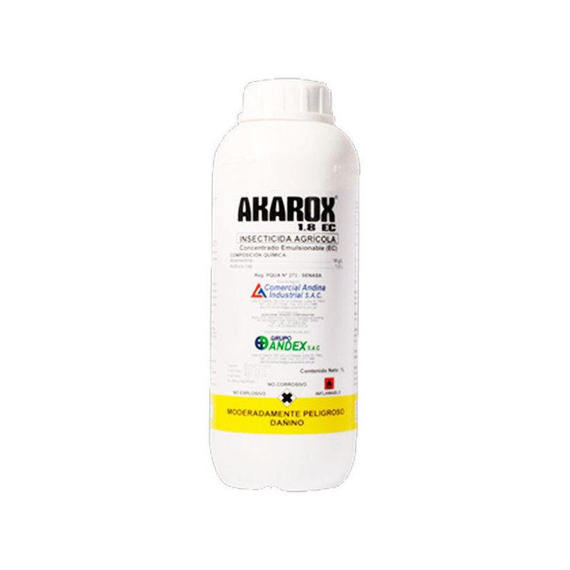  Akarox 250ml, Abamectin, Acaricida Insecticida Accion Translaminar, CAISAC 16.949153 Akarox 250ml, Abamectin, Acaricida Insecti