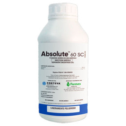  Absolute 1L, Spinetoram  60 g/L Accion contacto e ingestion, Corteva 842.372881 Absolute 1L, Spinetoram  60 g/L Accion contacto