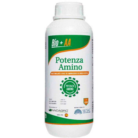  Potenza Amino 1L, Bioestimulante Aminoacidos Libres Extractos Humicos Nitrogeno, SICompany 30.508475 Potenza Amino 1L, Bioestim